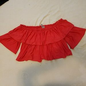 asos "salsa style" crop top